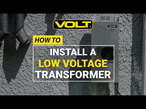 Video preview: installing a transformer for low voltage landscape lighting
